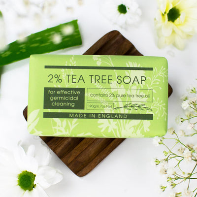ESC Take Care Collection Tea Tree Soap Bar (190g) from our Body & Bath collection by The English Soap Company
