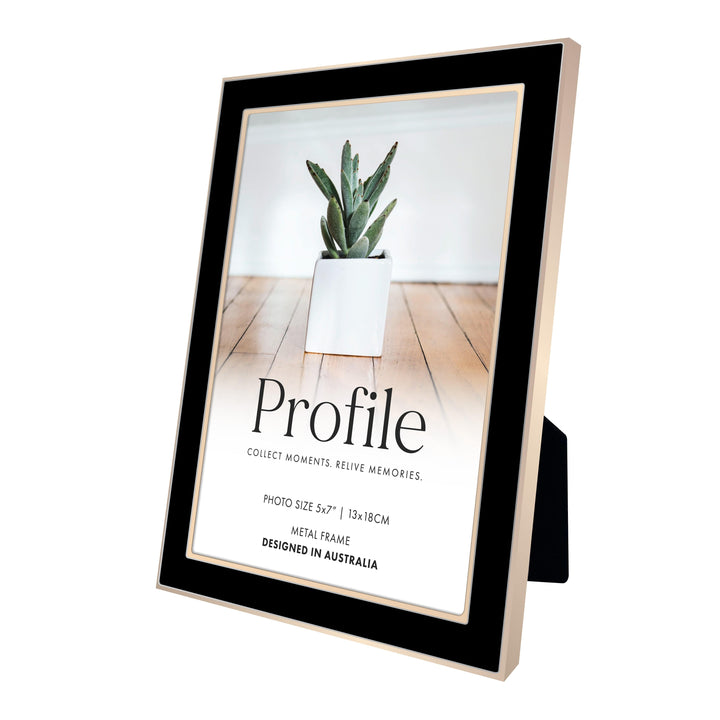 Eternal Black/Rose Gold Metal Photo Frame from our Metal Photo Frames collection by Profile Products (Australia) Pty Ltd