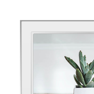 Eternal Hinged Double White Metal Photo Frame from our Metal Photo Frames collection by Profile Products Australia