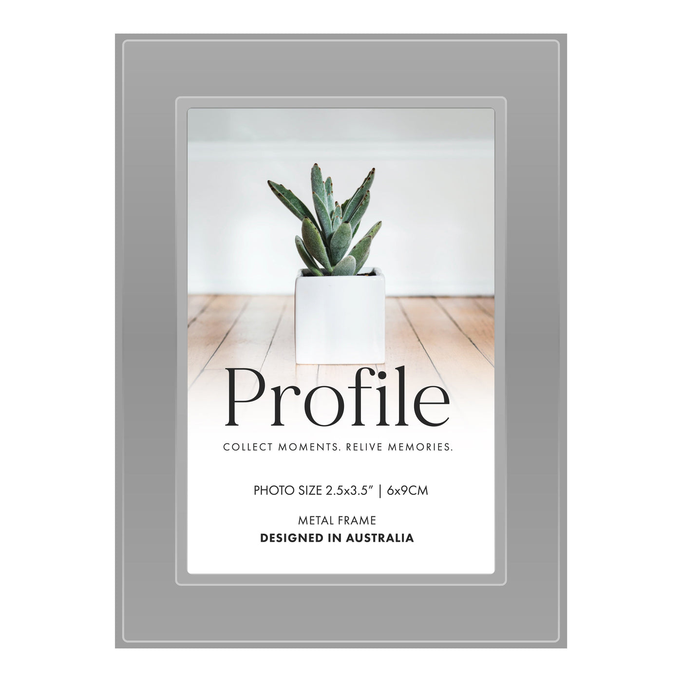 Eternal Silver Metal Photo Frame 2.5x3.5in (6x9cm) from our Metal Photo Frames collection by Profile Products Australia