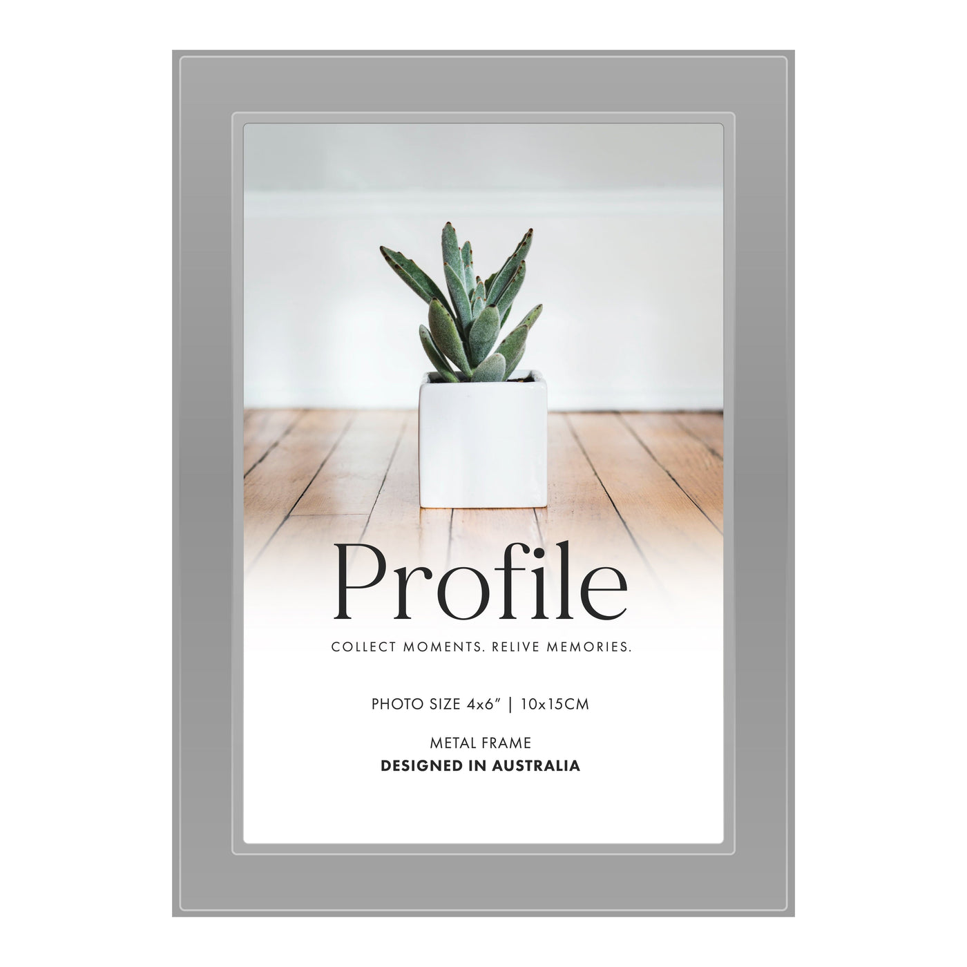 Eternal Silver Metal Photo Frame 4x6in (10x15cm) from our Metal Photo Frames collection by Profile Products Australia