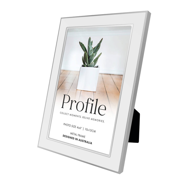 Eternal White Metal Frame Value Pack 4x6 (3 pack bundle) from our Metal Photo Frames collection by Profile Products (Australia) Pty Ltd