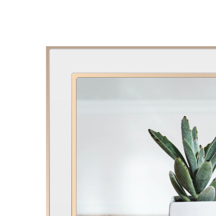 Eternal White/Rose Gold Metal Frame Bundle 6x8 (2pk) from our Metal Photo Frames collection by Profile Products (Australia) Pty Ltd