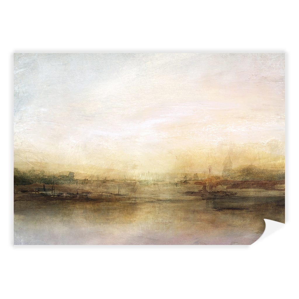 Evening River Abstract Wall Art Print by Dan Hobday A4 (21 x 29.7cm) / Print Only / No Border from our Australian Made Framed Wall Art, Prints & Posters collection by Profile Products (Australia) Pty Ltd
