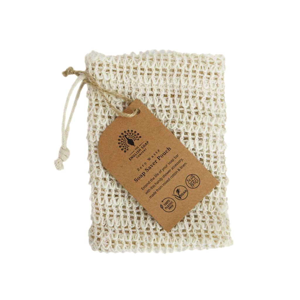 Exfoliating Waste-Free Soap Saver Pouch from our Luxury Bar Soap collection by The English Soap Company