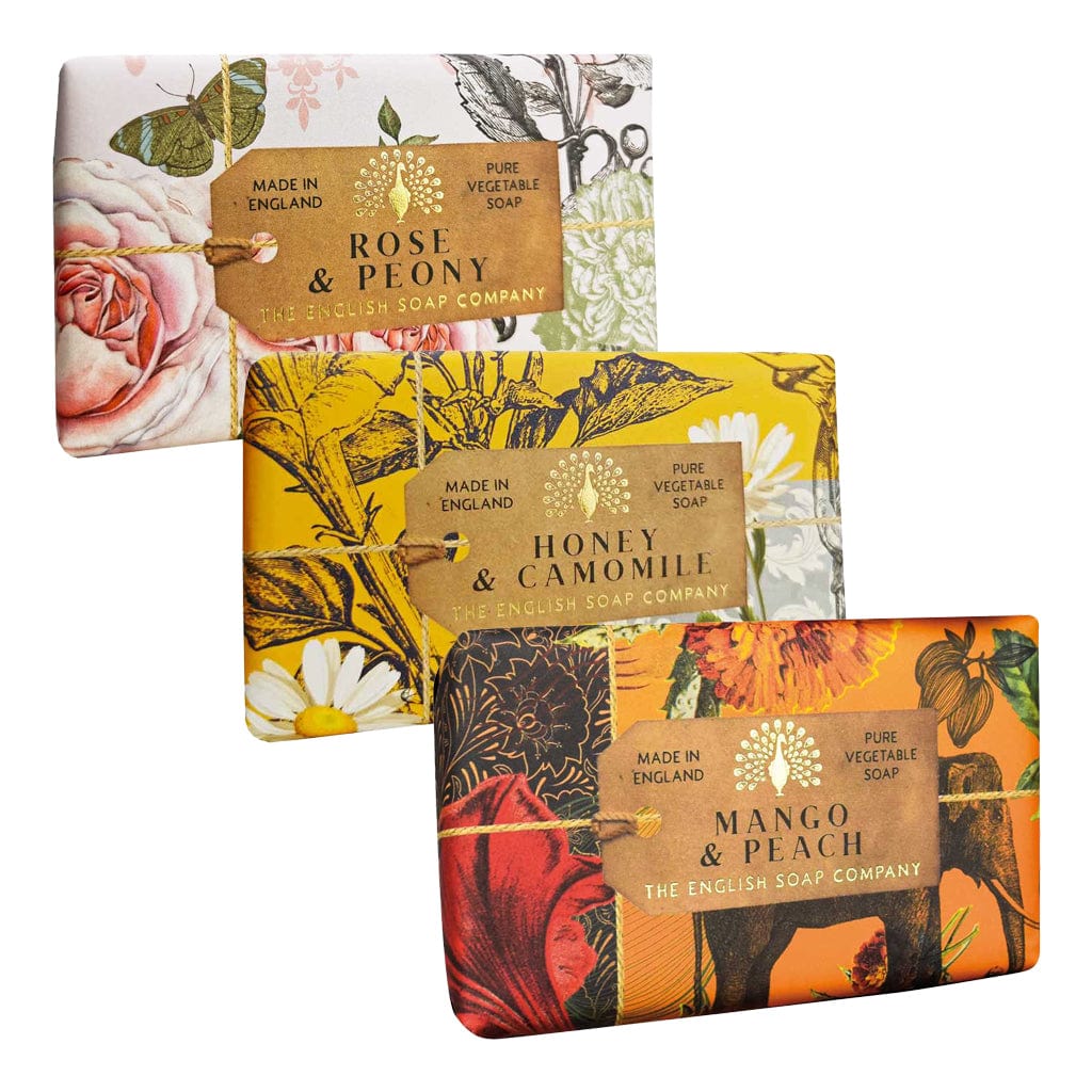 Favourites Trio Soap Bar Value Pack Bundle - The English Soap Company from our Body & Bath collection by The English Soap Company