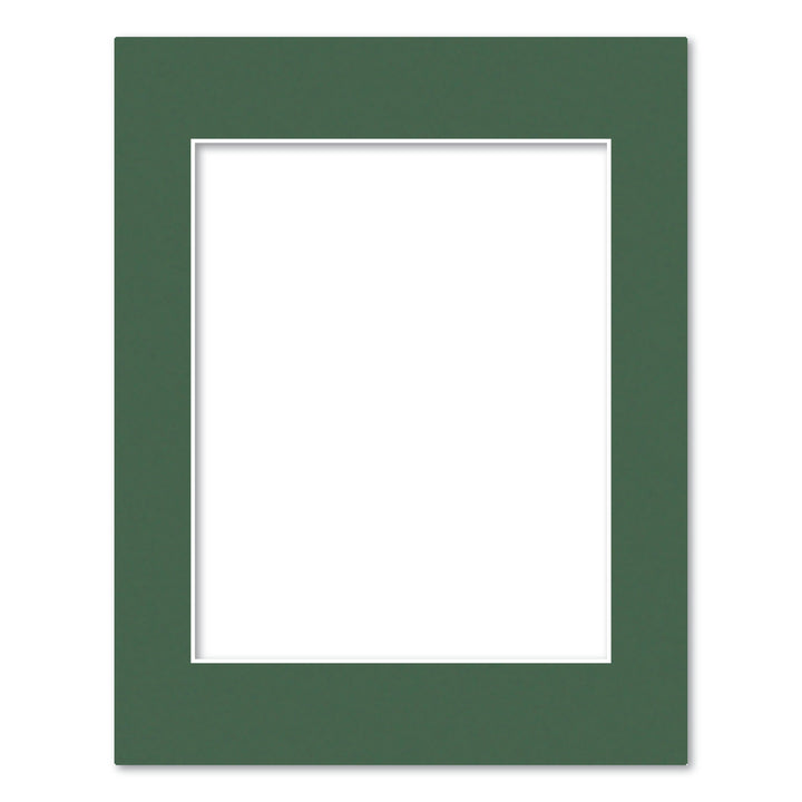 Federation Green Acid-Free Mat Board 11x14in (27.9x35.5cm) to suit 8x10in (20x25cm) image from our Mat Boards collection by Profile Products (Australia) Pty Ltd