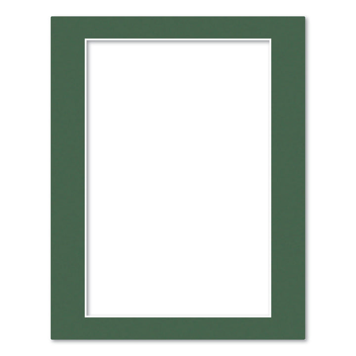 Federation Green Acid-Free Mat Board 11x14in (27.9x35.5cm) to suit 8x12in (20x30cm) image from our Mat Boards collection by Profile Products (Australia) Pty Ltd