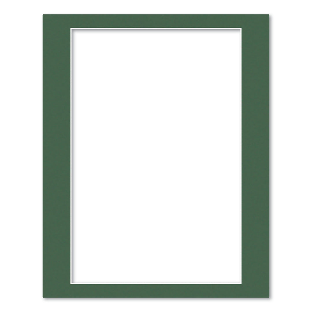 Federation Green Acid-Free Mat Board 16x20in (40.6x50.8cm) to suit 12x18in (30x45cm) image from our Mat Boards collection by Profile Products (Australia) Pty Ltd