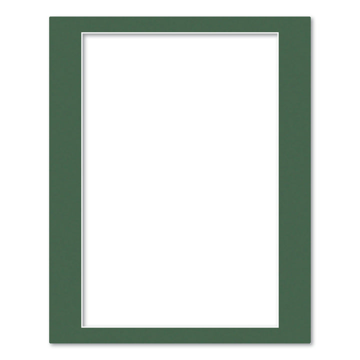 Federation Green Acid-Free Mat Board 16x20in (40.6x50.8cm) to suit 12x18in (30x45cm) image from our Mat Boards collection by Profile Products (Australia) Pty Ltd