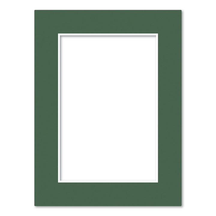 Federation Green Acid-Free Mat Board 6x8in (15.2x20.3cm) to suit 4x6in (10x15cm) image from our Mat Boards collection by Profile Products (Australia) Pty Ltd