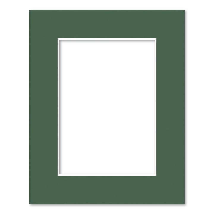 Federation Green Acid-Free Mat Board 8x10in (20.3x25.4cm) to suit 5x7in (13x18cm) image from our Mat Boards collection by Profile Products (Australia) Pty Ltd