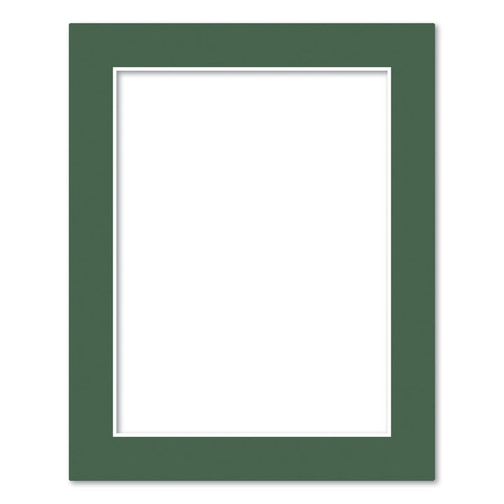 Federation Green Acid-Free Mat Board 8x10in (20.3x25.4cm) to suit 6x8in (15x20cm) image from our Mat Boards collection by Profile Products (Australia) Pty Ltd