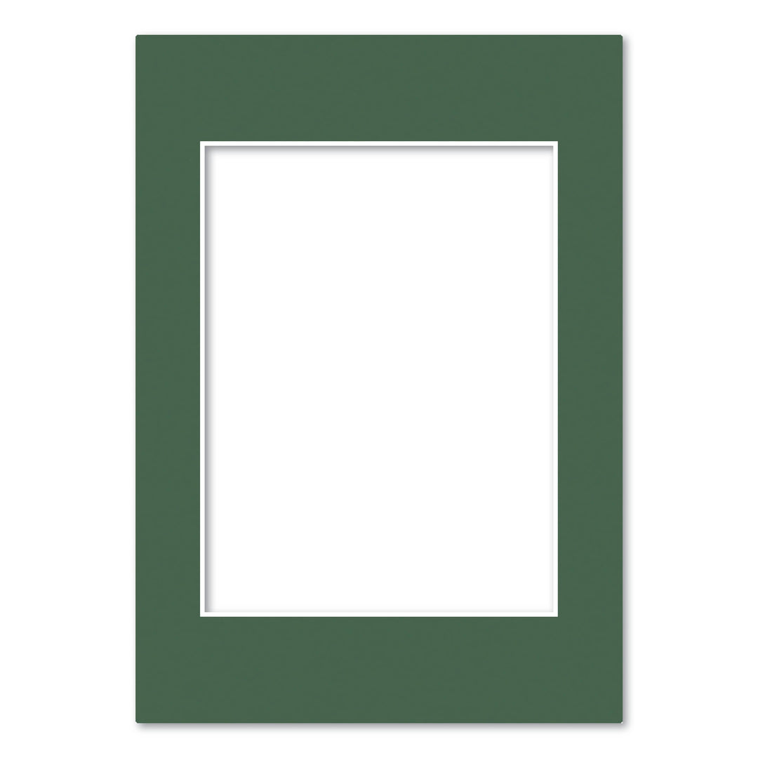 Federation Green Acid-Free Mat Board A4 (21x29.7cm) to suit 6x8in (15x20cm) image from our Mat Boards collection by Profile Products (Australia) Pty Ltd