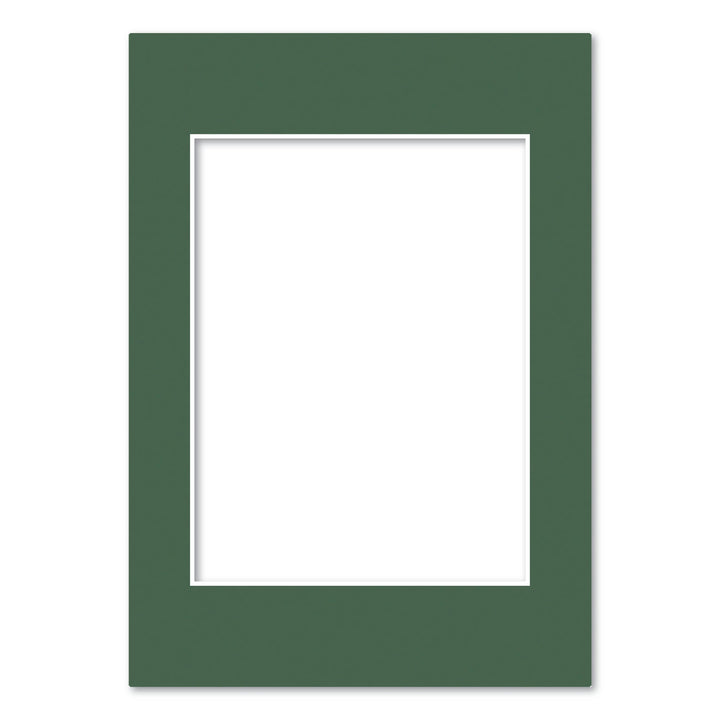 Federation Green Acid-Free Mat Board A4 (21x29.7cm) to suit 6x8in (15x20cm) image from our Mat Boards collection by Profile Products (Australia) Pty Ltd