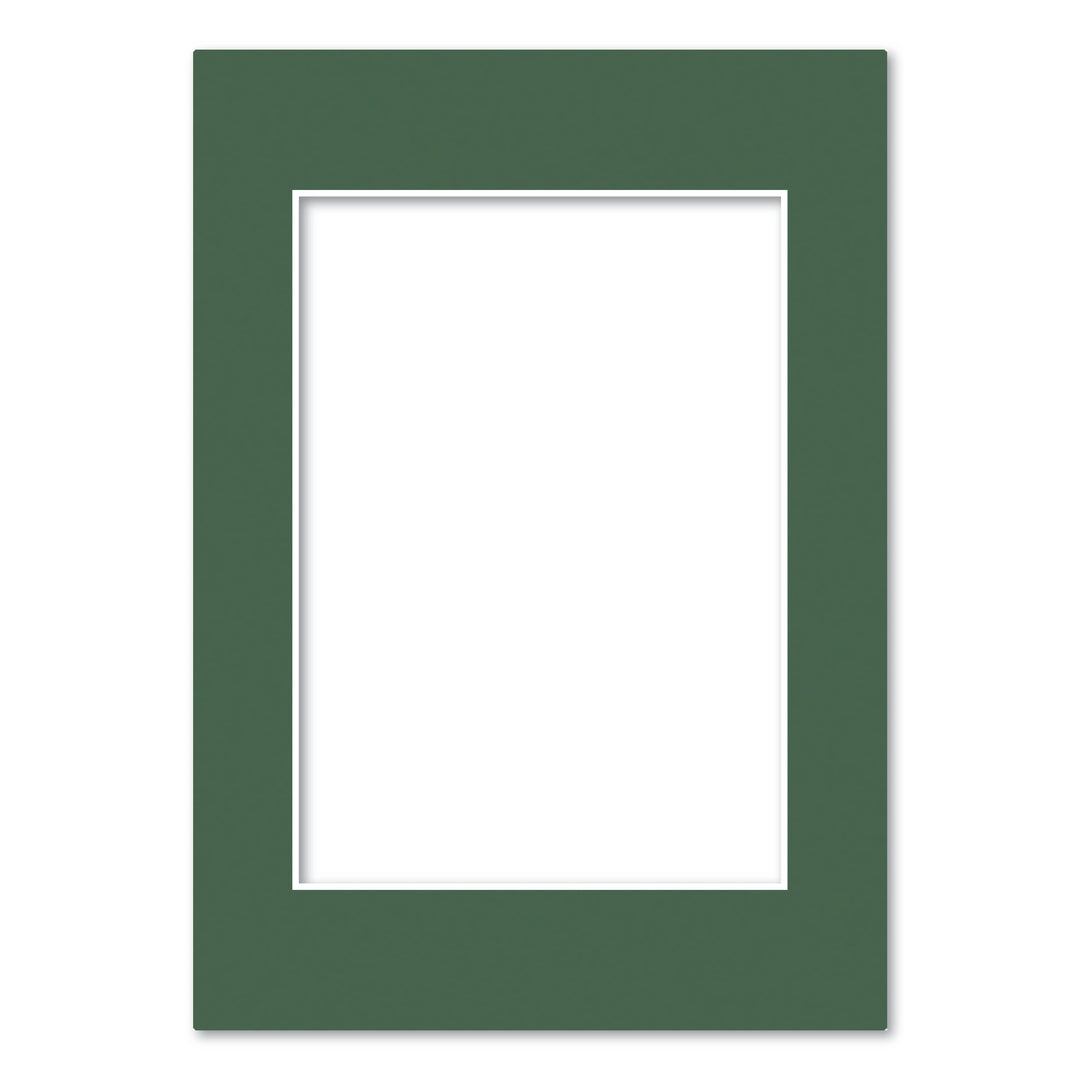 Federation Green Acid-Free Mat Board A4 (21x29.7cm) to suit A5 (15x21cm) image from our Mat Boards collection by Profile Products (Australia) Pty Ltd