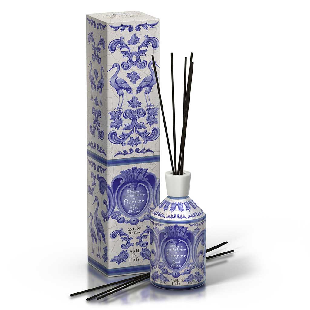 Firenze Oil Diffuser - White Flowers and Amber - 250ml from our Oil Diffuser collection by Rudy Profumi