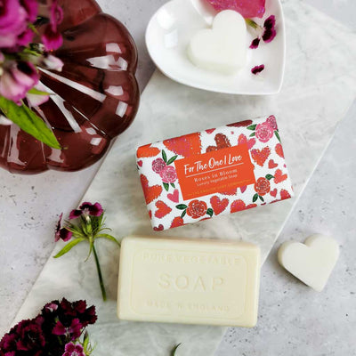For the One I Love Roses in Bloom Gift Bar Soap from our Luxury Bar Soap collection by The English Soap Company