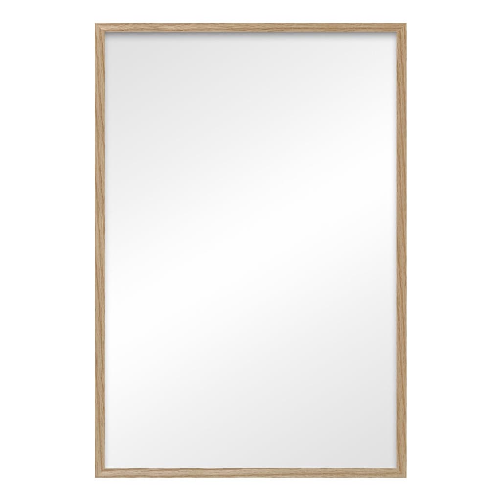 Framed Mirror Decorator Natural Oak 24x36 from our Australian Made Picture Frames collection by Profile Australia