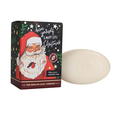 Frankincense & Myrrh Father Christmas Character Soap Bar from our Luxury Bar Soap collection by The English Soap Company