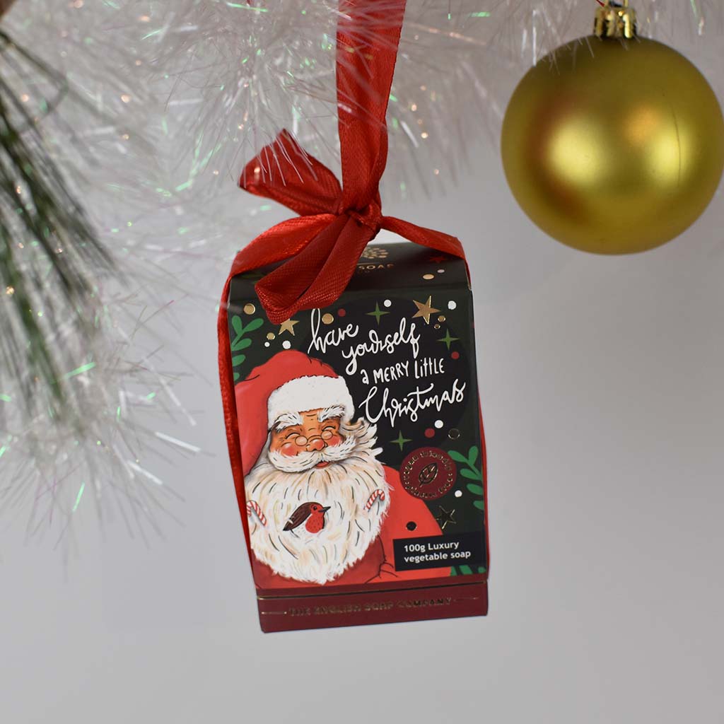 Frankincense & Myrrh Father Christmas Character Soap Bar from our Luxury Bar Soap collection by The English Soap Company