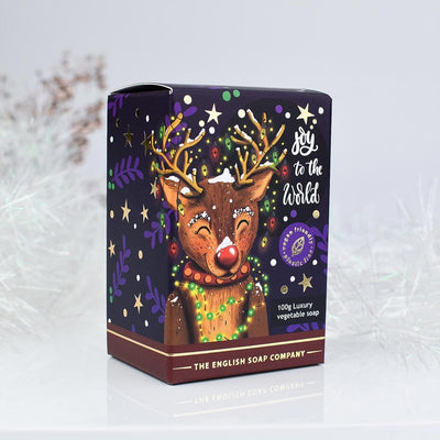 Frankincense & Myrrh Reindeer Christmas Character Soap Bar from our Luxury Bar Soap collection by The English Soap Company