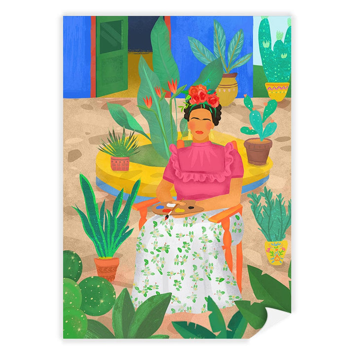 Frida Modern Wall Art Print by Petra Lizde A4 (21 x 29.7cm) / Print Only / No Border from our Australian Made Framed Wall Art, Prints & Posters collection by Profile Products (Australia) Pty Ltd