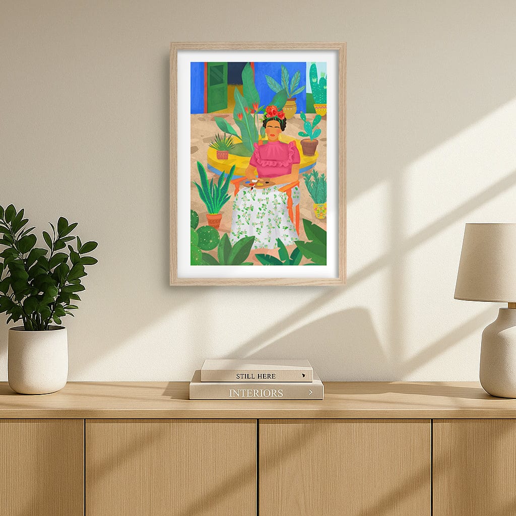 Frida Modern Wall Art Print by Petra Lizde from our Australian Made Framed Wall Art, Prints & Posters collection by Profile Products (Australia) Pty Ltd