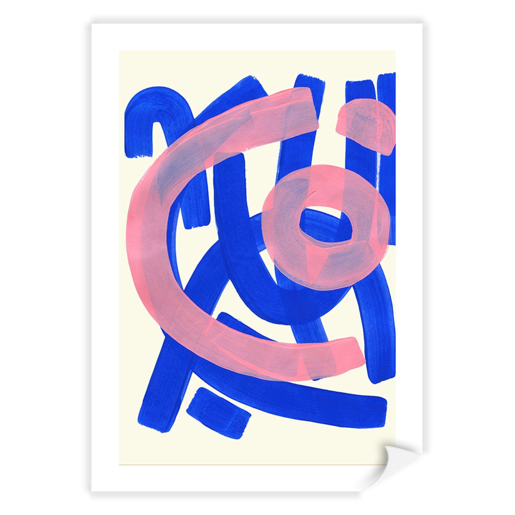 Funky Beat Abstract Wall Art Print by Ejaaz Haniff A4 (21 x 29.7cm) / Print Only / White Border from our Australian Made Framed Wall Art, Prints & Posters collection by Profile Products (Australia) Pty Ltd