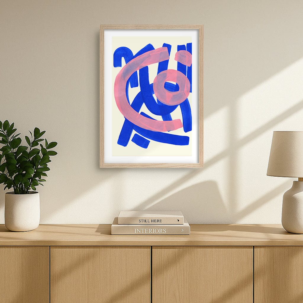 Funky Beat Abstract Wall Art Print by Ejaaz Haniff from our Australian Made Framed Wall Art, Prints & Posters collection by Profile Products (Australia) Pty Ltd