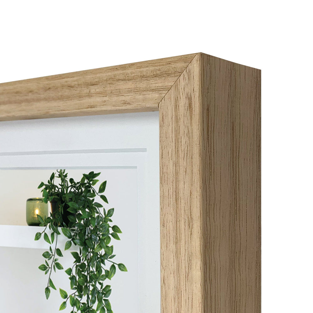 Gallery Box Victorian Ash Natural Oak Timber Photo Frame from our Australian Made Picture Frames collection by Profile Products Australia