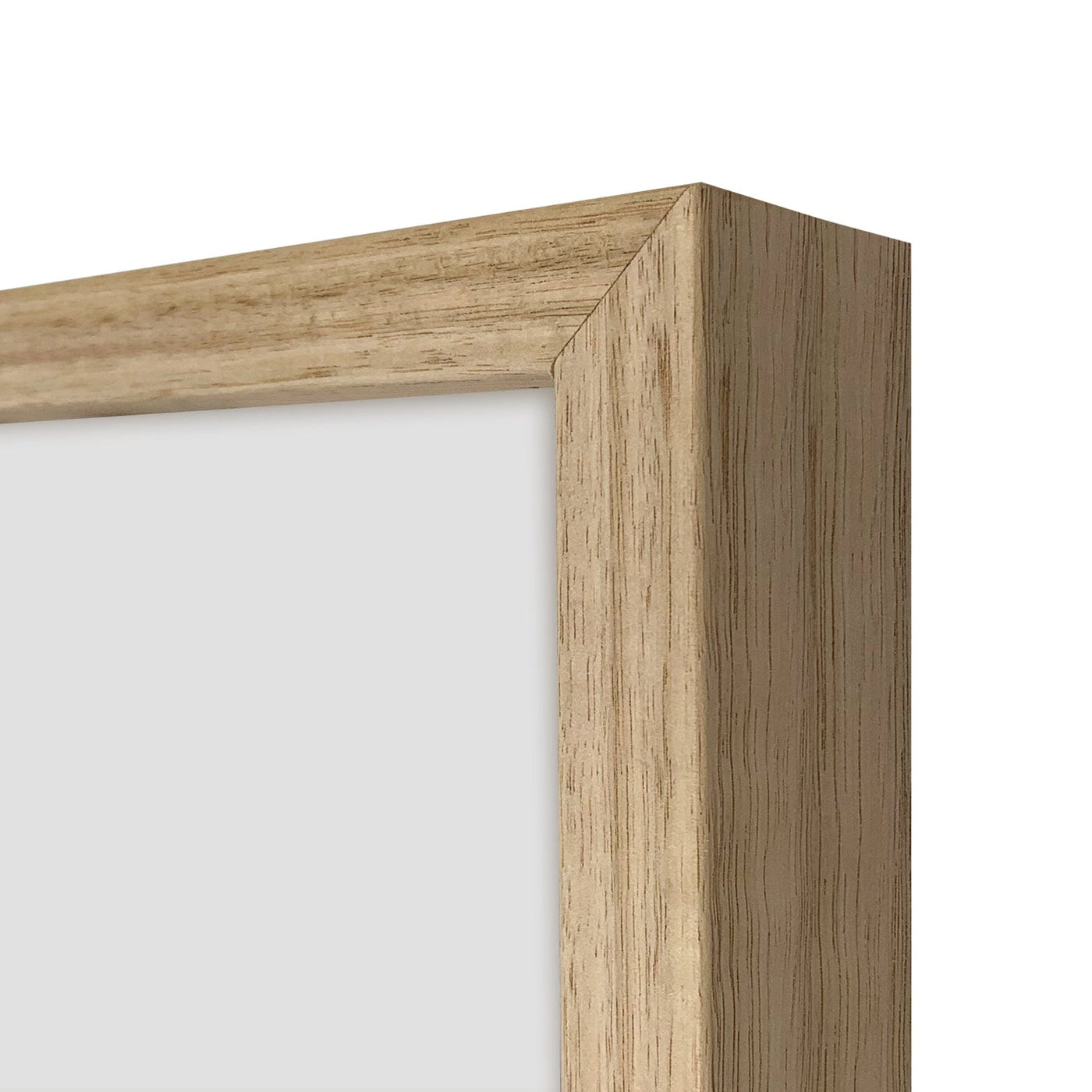 Gallery Style Victorian Ash Natural Oak A1 Box Picture Frame to suit A2 image from our Australian Made A1 Picture Frames collection by Profile Products Australia
