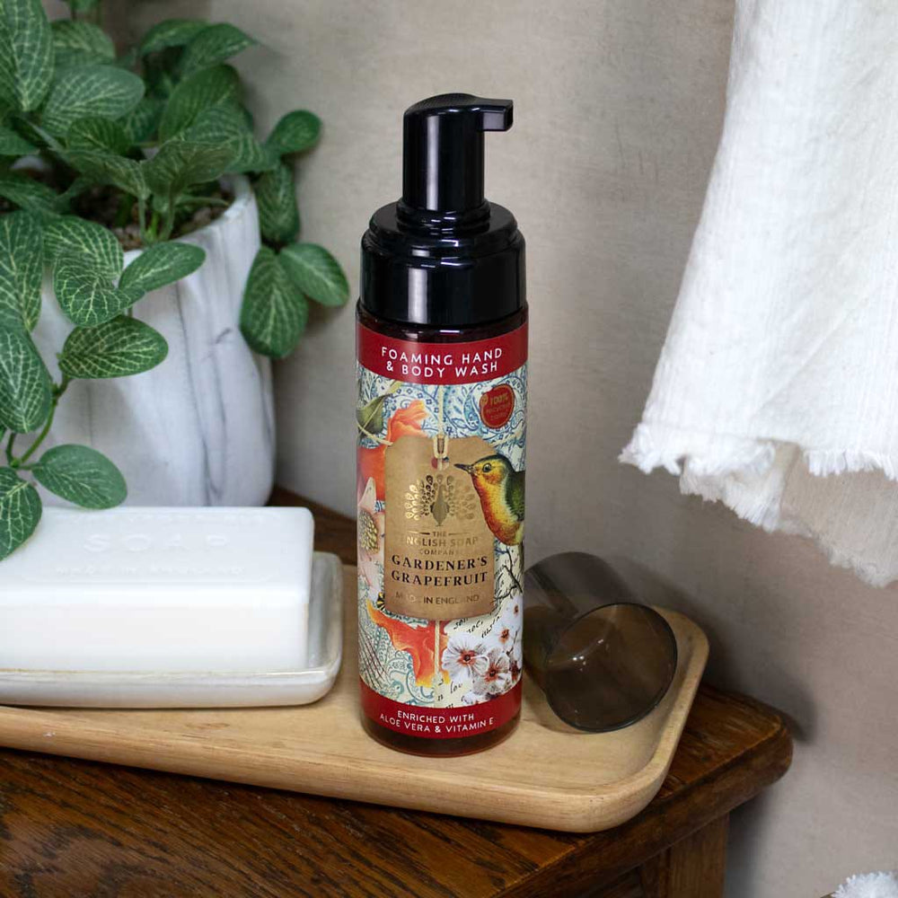 Gardeners Grapefruit Exfoliating Soap, Hand Cream & Foaming Hand Wash Gift Set from our Body & Bath collection by The English Soap Company