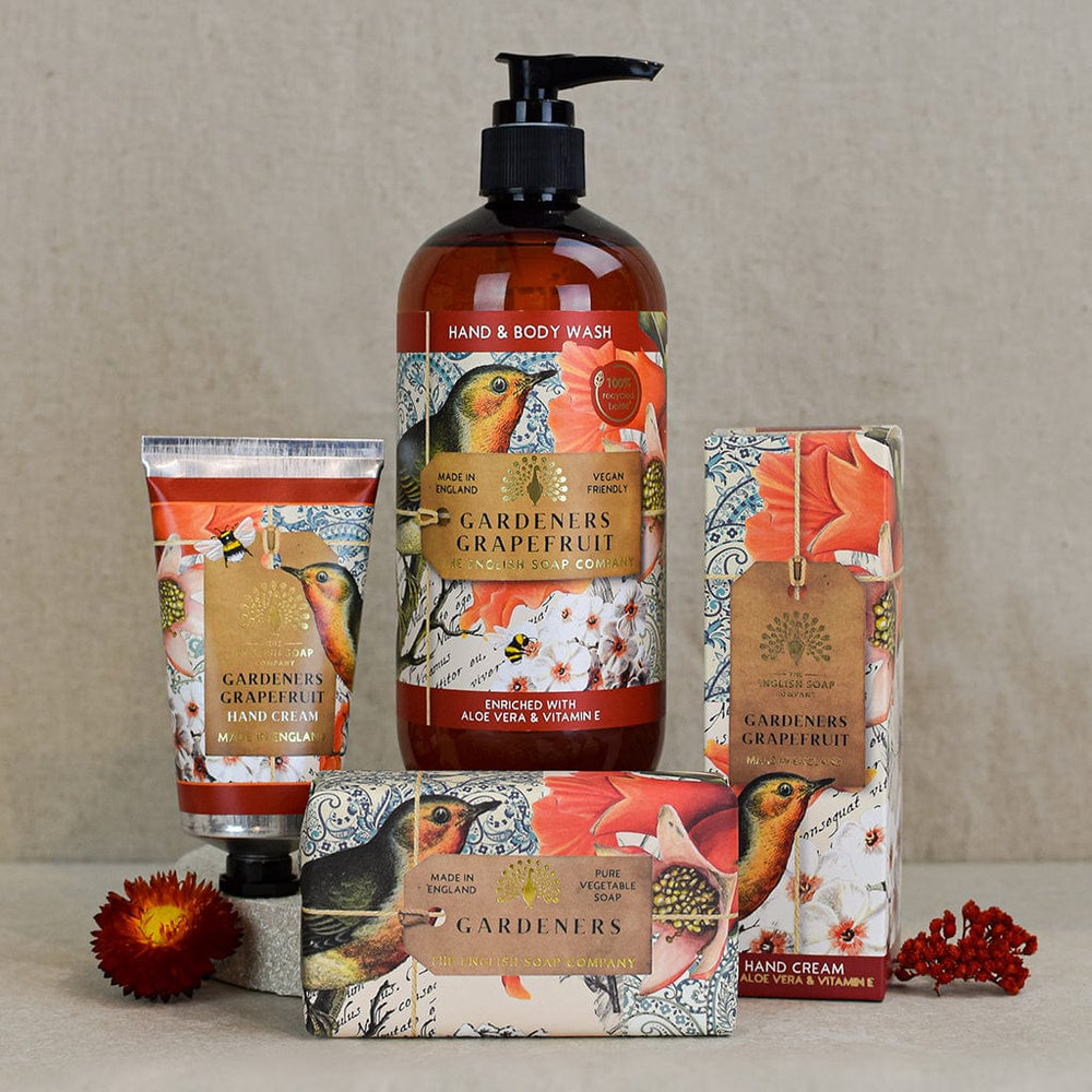 Gardeners Grapefruit Hand Cream, Soap & Wash Bundle - The English Soap Company from our Body & Bath collection by The English Soap Company