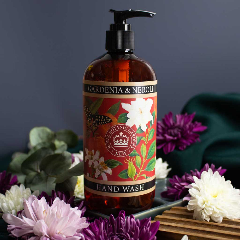 Gardenia & Neroli Hand Wash - Kew Gardens Collection from our Liquid Hand & Body Soap collection by The English Soap Company