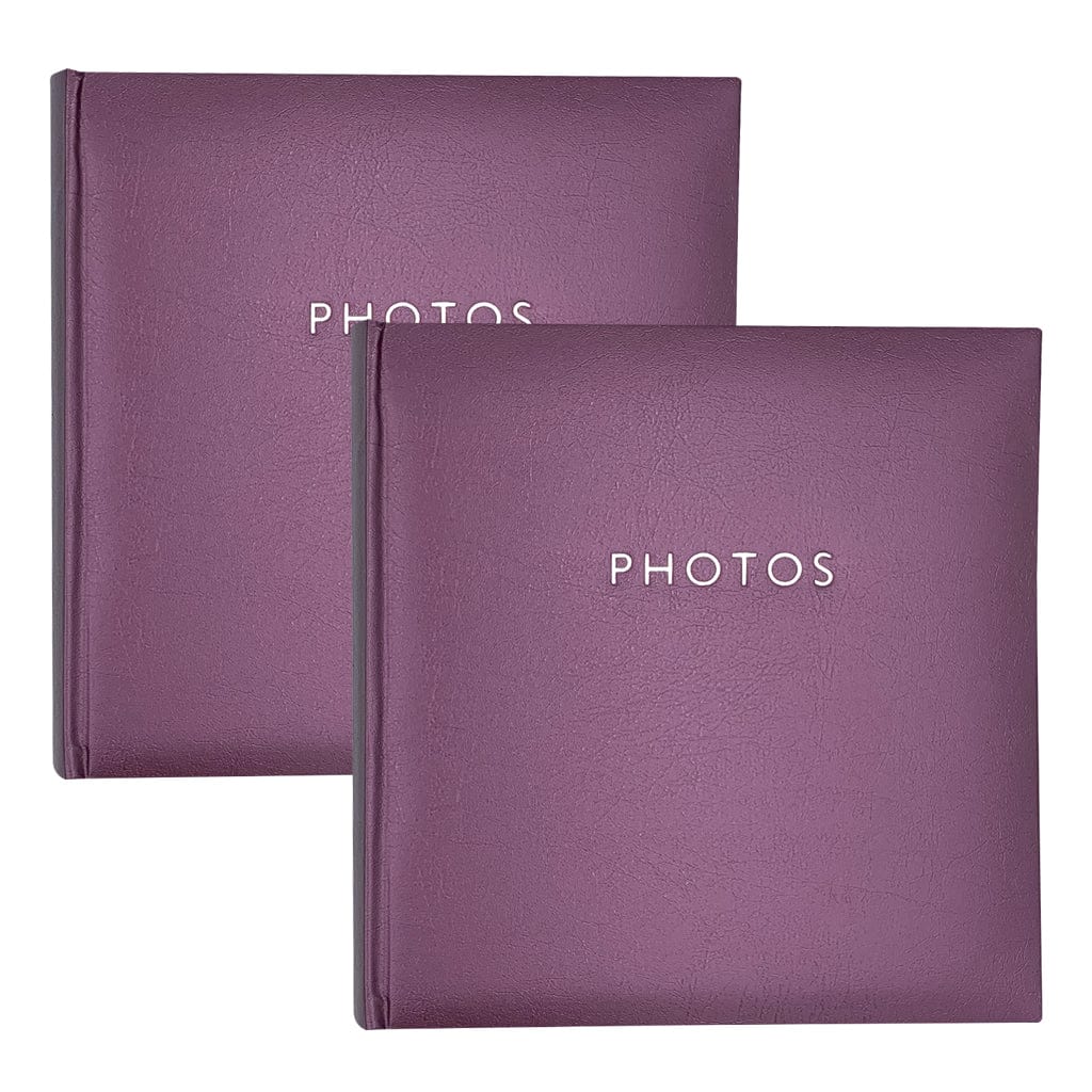 Glamour Purple Slip-In Photo Album 200 Photos Value Pack (2 Pack Bundle) from our Photo Albums collection by Profile Products (Australia) Pty Ltd