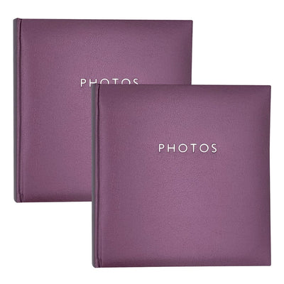 Glamour Purple Slip-In Photo Album 200 Photos Value Pack (2 Pack Bundle) from our Photo Albums collection by Profile Products (Australia) Pty Ltd