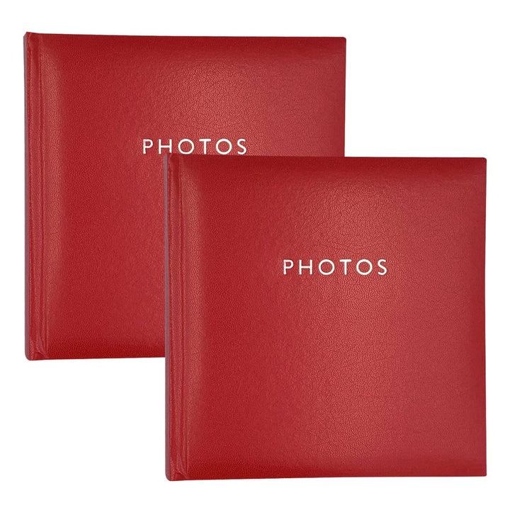 Glamour Red Slip-In Photo Album 200 Photos Value Pack (2 Pack Bundle) from our Photo Albums collection by Profile Products (Australia) Pty Ltd