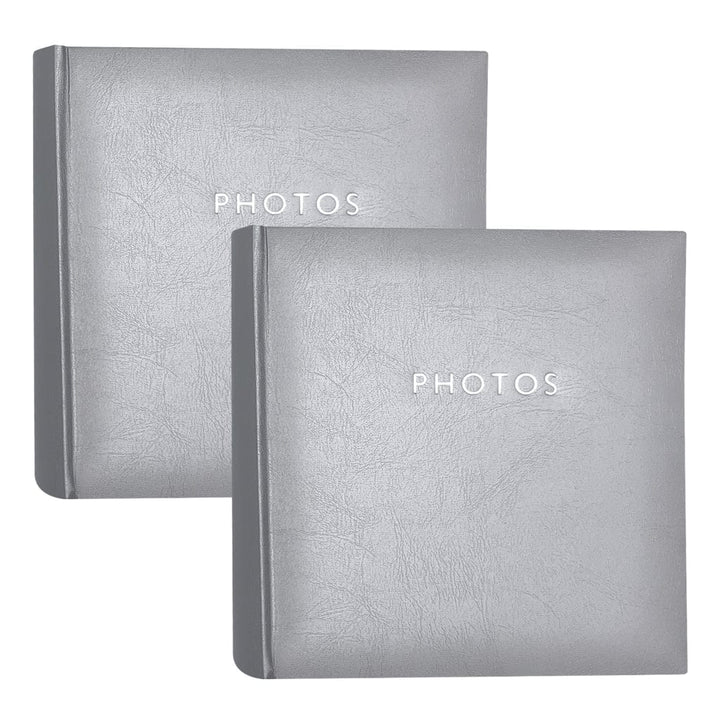 Glamour Silver Slip-In Photo Album 200 Photos Value Pack (2 Pack Bundle) from our Photo Albums collection by Profile Products (Australia) Pty Ltd