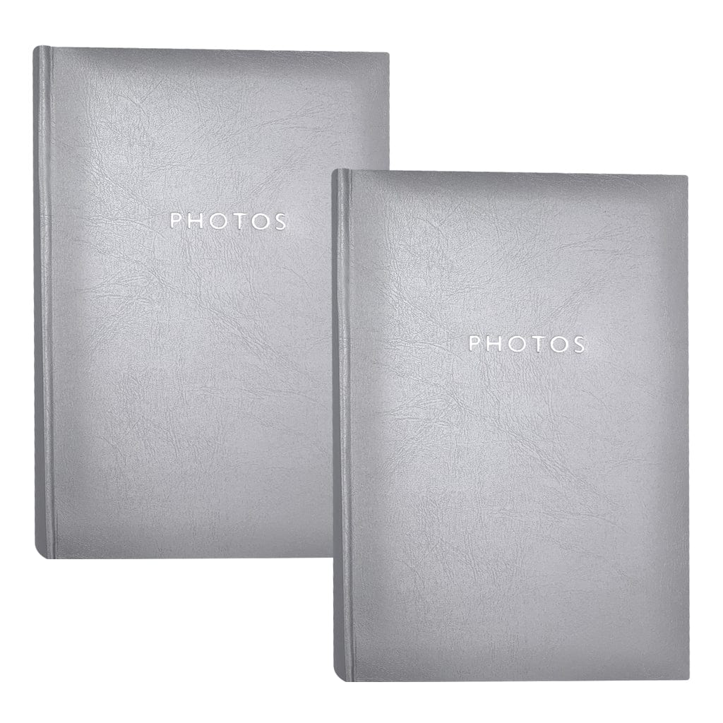 Glamour Silver Slip-In Photo Album Bundle – 300 Photos (2 Pack) from our Photo Albums collection by Profile Products (Australia) Pty Ltd