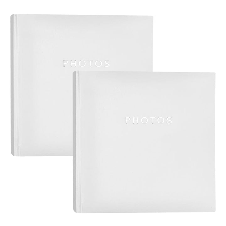 Glamour White Slip-In Photo Album 200 Photos Value Pack (2 Pack Bundle) from our Photo Albums collection by Profile Products (Australia) Pty Ltd