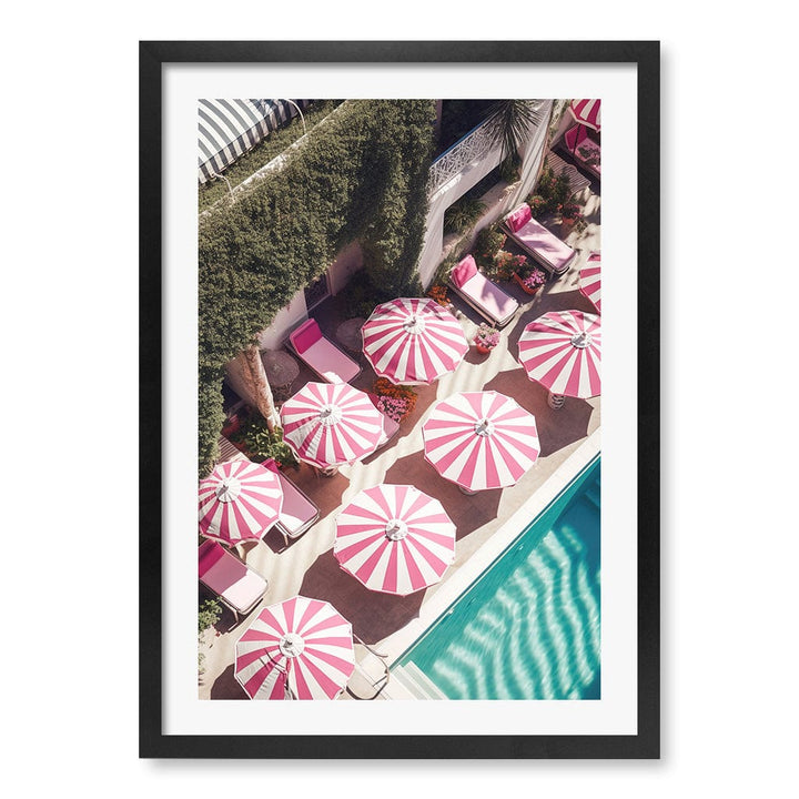 Glampool 3 Modern Wall Art Print A4 (21 x 29.7cm) / Matte Black Frame / White Border from our Australian Made Framed Wall Art, Prints & Posters collection by Profile Products (Australia) Pty Ltd