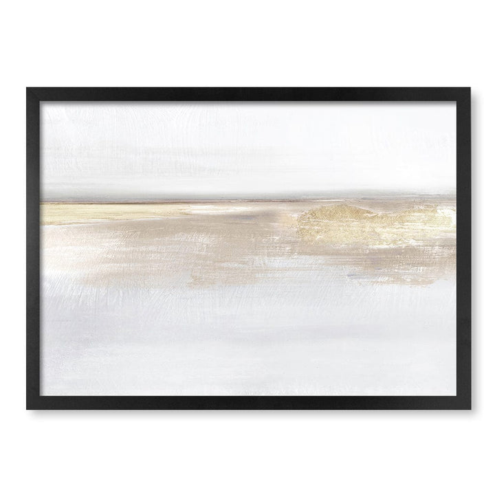 Gold Light Abstract Wall Art Print A4 (21 x 29.7cm) / Matte Black Frame / No Border from our Australian Made Framed Wall Art, Prints & Posters collection by Profile Products (Australia) Pty Ltd