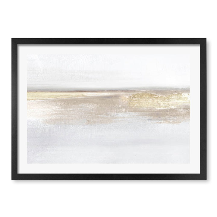 Gold Light Abstract Wall Art Print A4 (21 x 29.7cm) / Matte Black Frame / White Border from our Australian Made Framed Wall Art, Prints & Posters collection by Profile Products (Australia) Pty Ltd