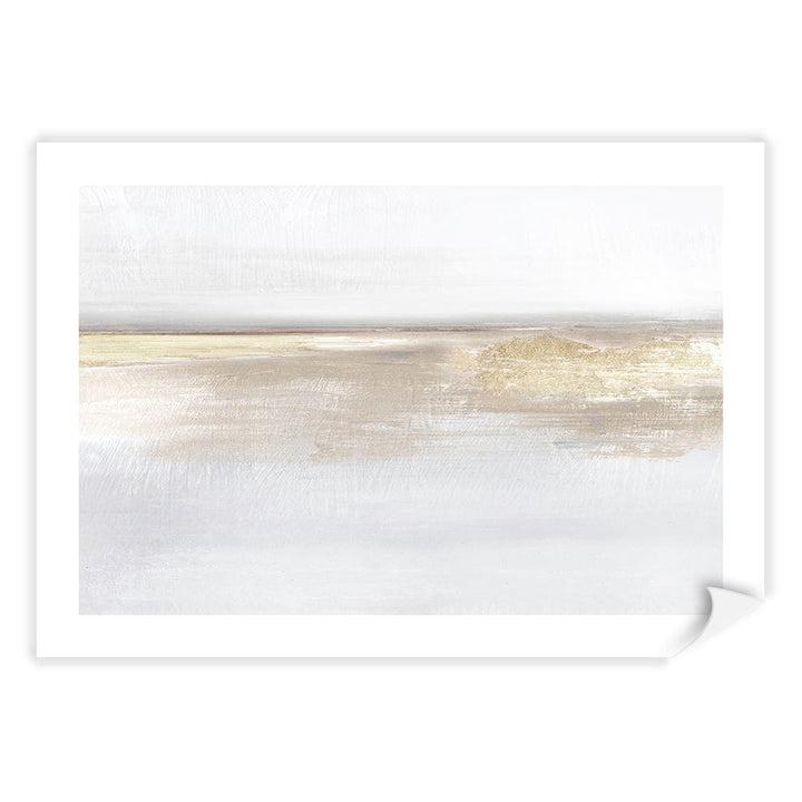 Gold Light Abstract Wall Art Print A4 (21 x 29.7cm) / Print Only / White Border from our Australian Made Framed Wall Art, Prints & Posters collection by Profile Products (Australia) Pty Ltd