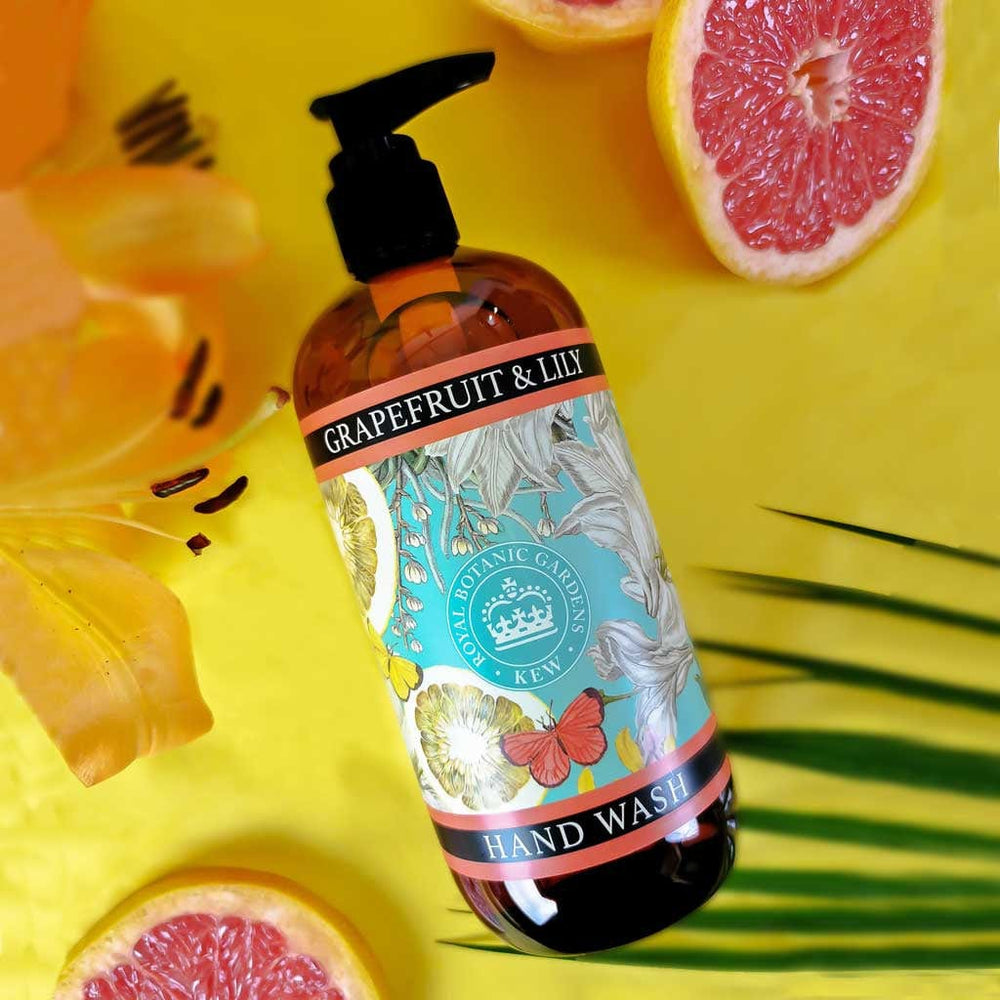 Grapefruit & Lily Hand Wash - Kew Gardens Collection from our Liquid Hand & Body Soap collection by The English Soap Company