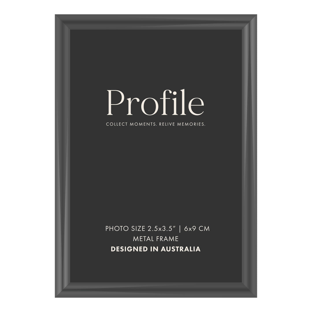 Habitat Black Metal Photo Frame 2.5x3.5in (6x9cm) from our Metal Photo Frames collection by Profile Products (Australia) Pty Ltd