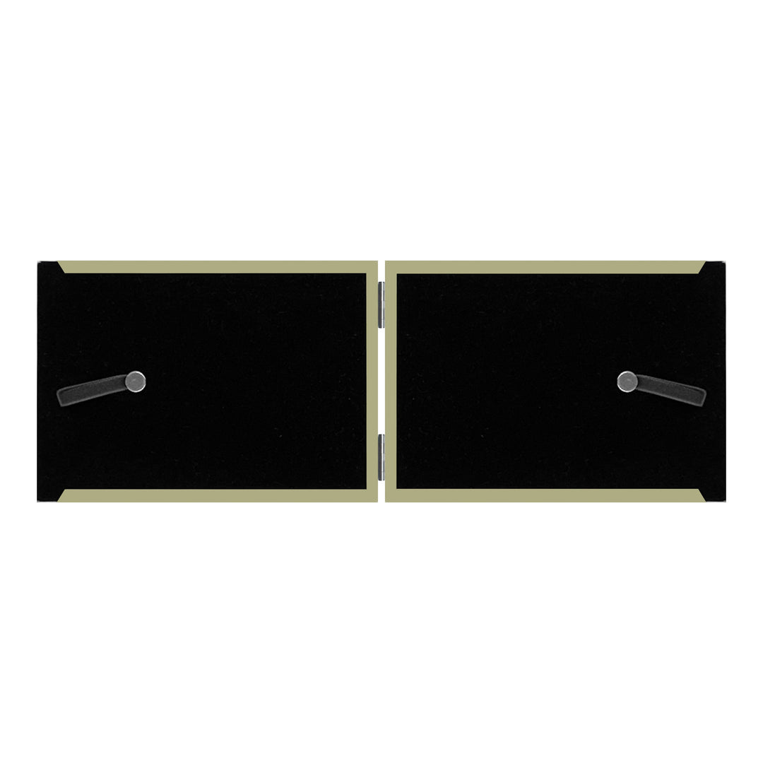 Habitat Gold Hinged Double Metal Photo Frame from our Metal Photo Frames collection by Profile Products (Australia) Pty Ltd