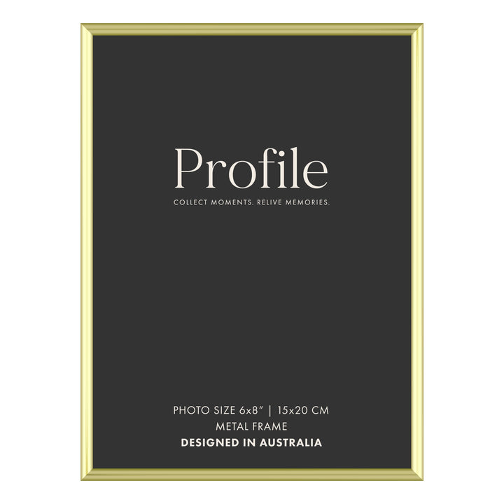 Habitat Gold Metal Photo Frame 6x8in (15x20cm) from our Metal Photo Frames collection by Profile Products (Australia) Pty Ltd