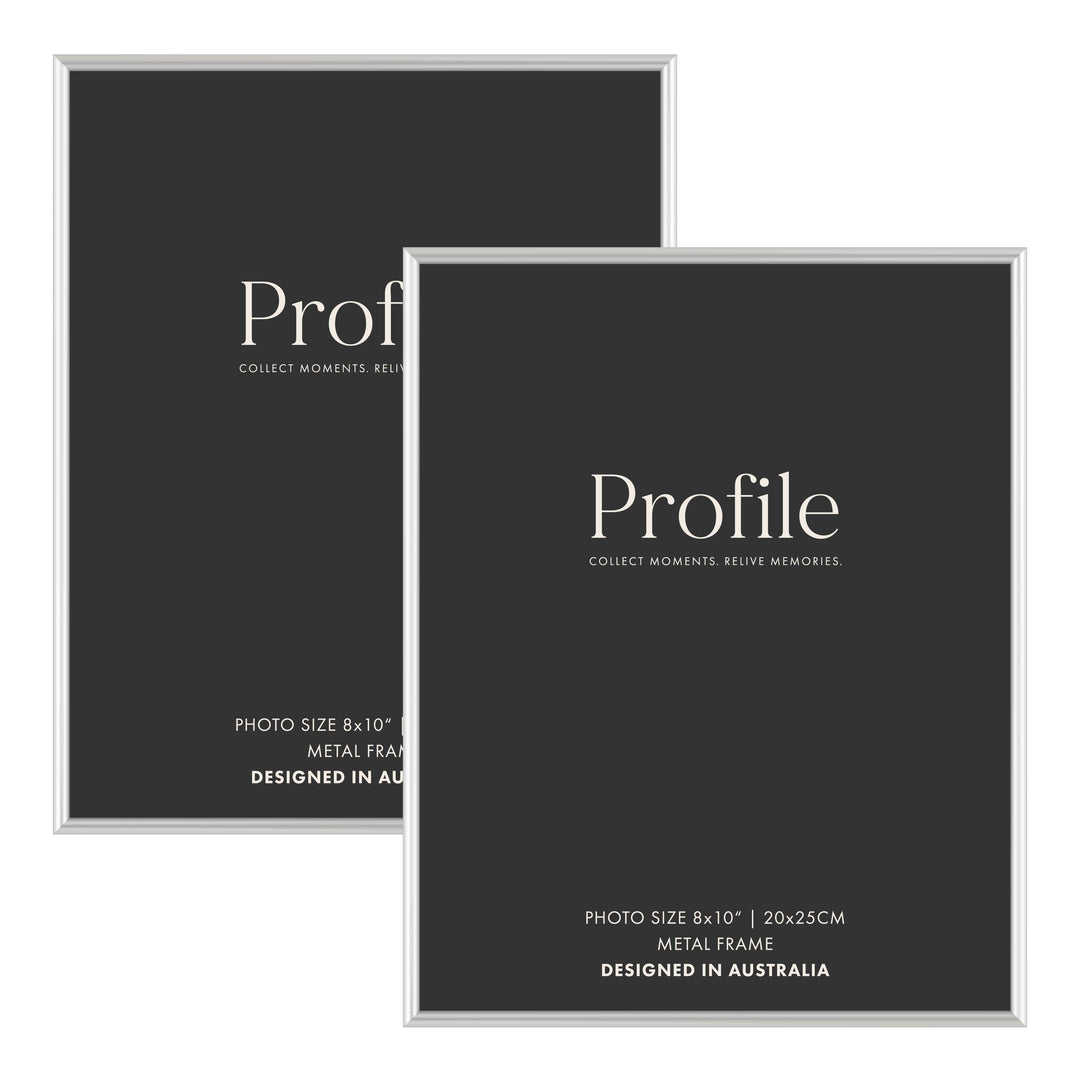 Habitat Silver Metal Frame Value Pack 8x10 (2 pack bundle) from our Metal Photo Frames collection by Profile Products (Australia) Pty Ltd